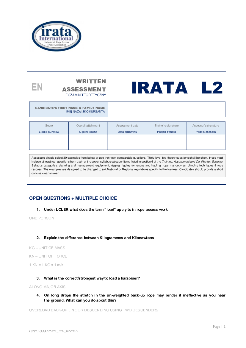 Free COF-R02 Test Questions