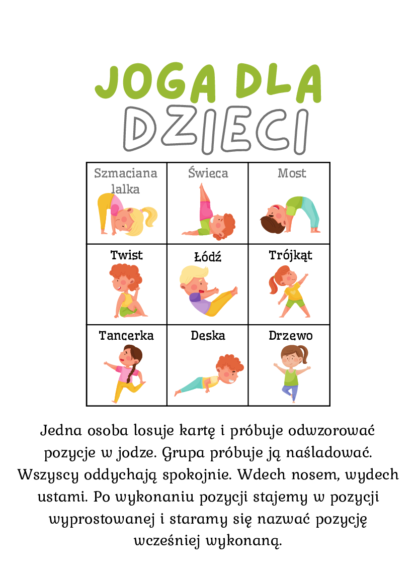 Joga dla dzieci - Pobierz pdf z