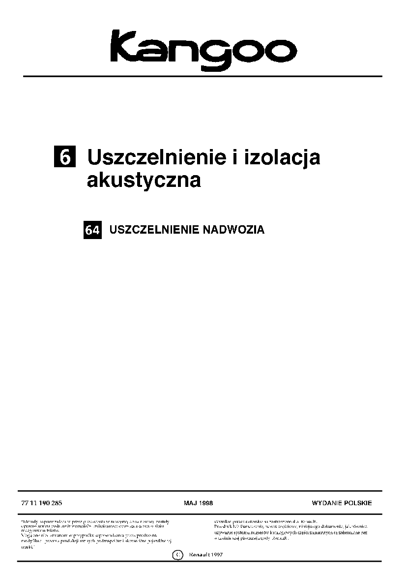 007 SAM NAPRAWIAM RENAULT KANGOO Pobierz pdf z Docer.pl