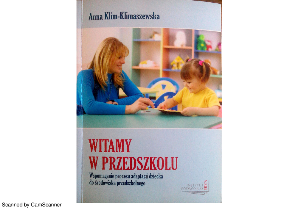 aNNA KLIM KLIMASZEWSKA WITAMY W PRZEDSZKOLU - Pobierz pdf z Docer.pl