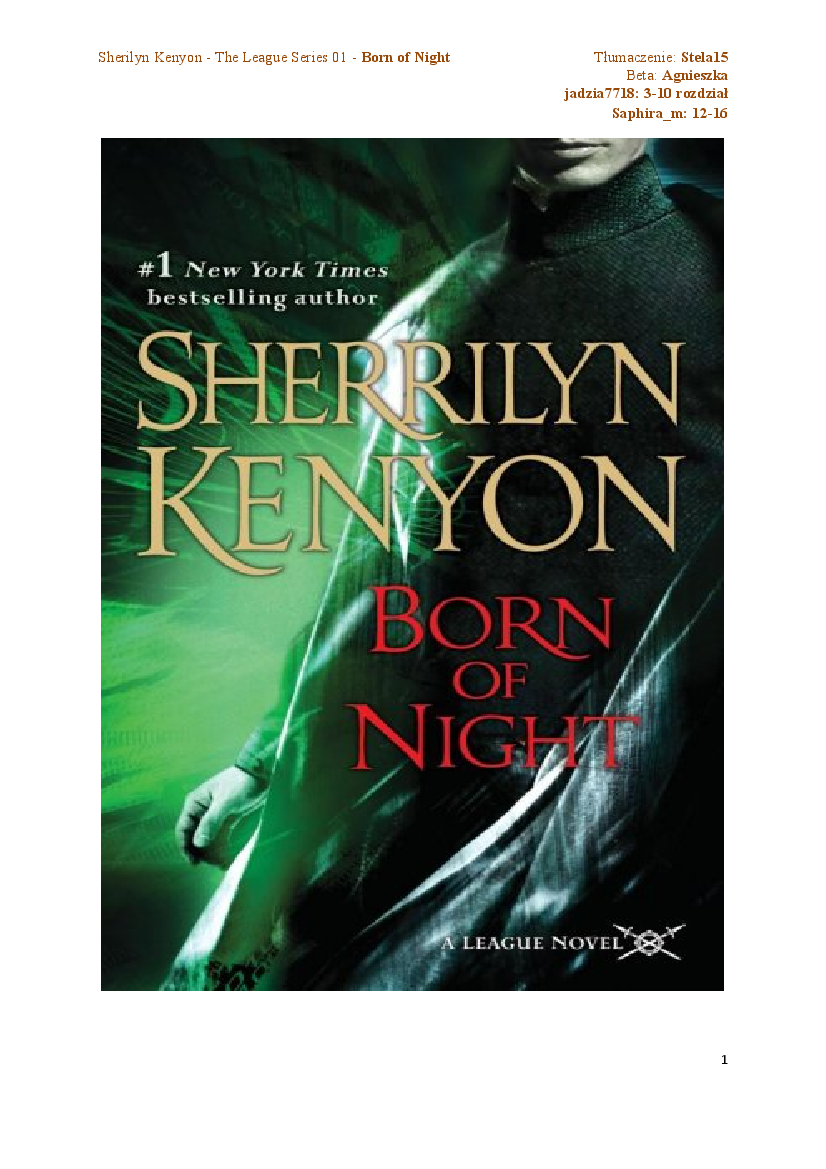 born of night by sherrilyn kenyon