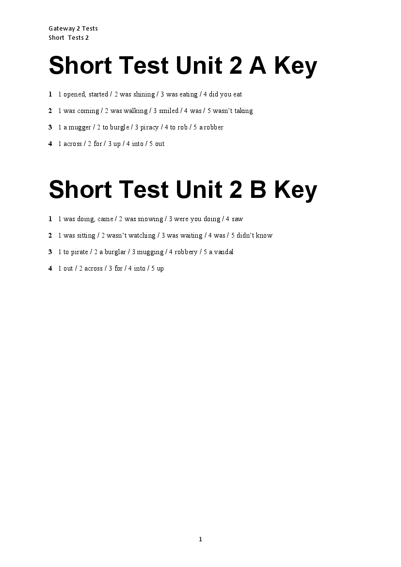 B2 testing. Gateway b2 Test Unit 1. Gateway a2 ответы тест Unit 1. Gateway b1 Unit 1 ответы. Gateway 2nd Edition b2 Unit 1 Test ответы.