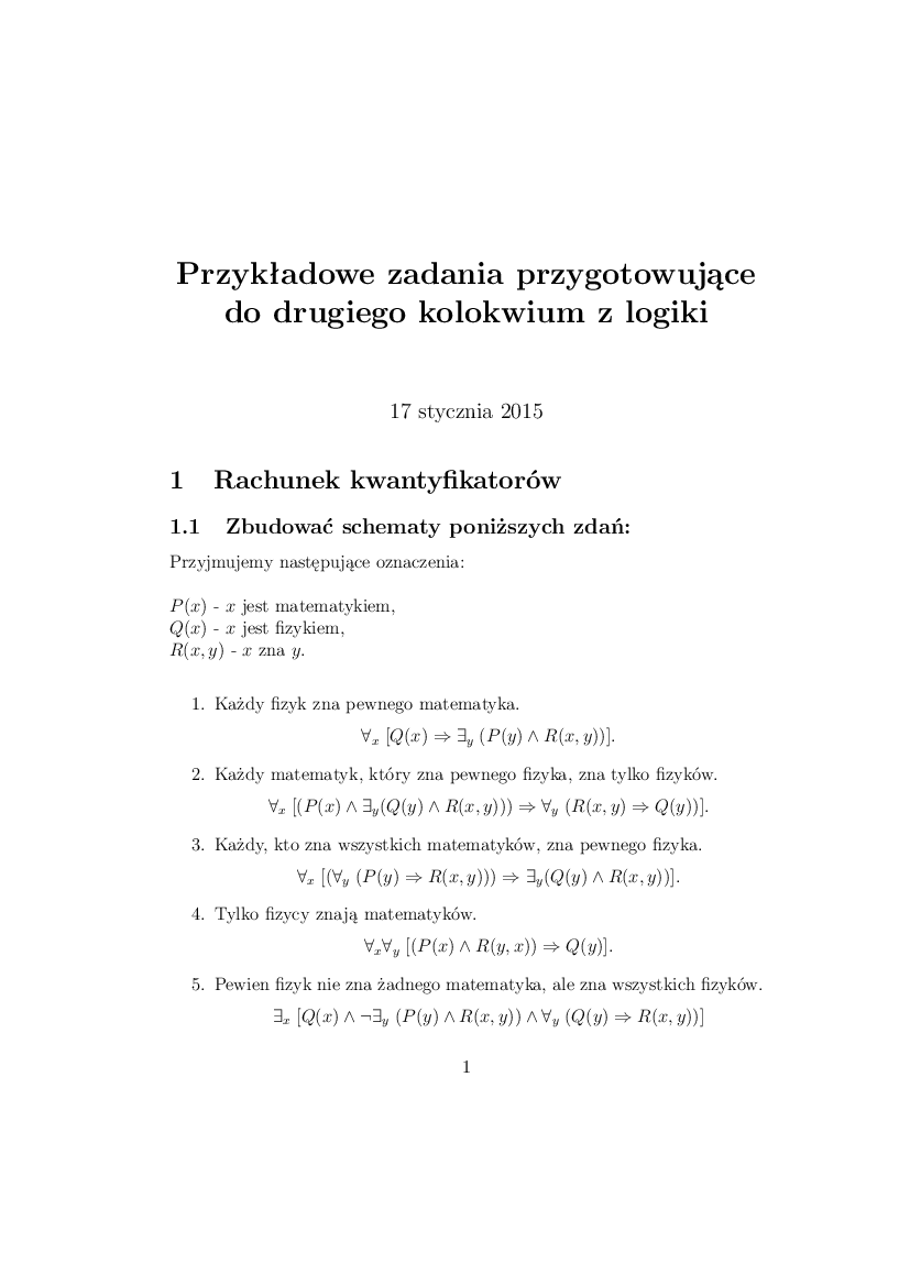 Zadania Do Ii Kolokwium Rozwiazania Pobierz Pdf Z Docer Pl