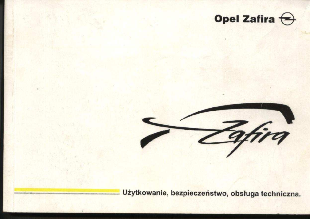 Instrukcja obslugi Opel Zafira A [9905] [PL] [PDF