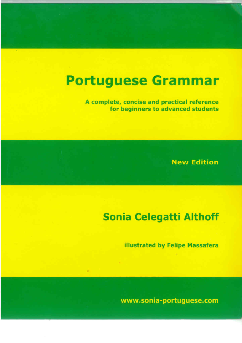 English grammar references. Grammatical Portuguese. Grammar of Portugal.