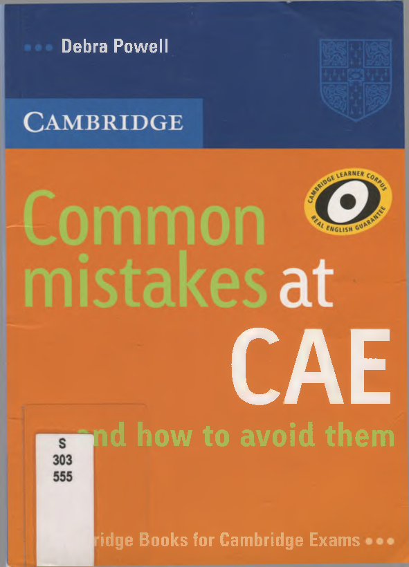 Common Mistakes at CAE - Pobierz pdf z Docer.pl