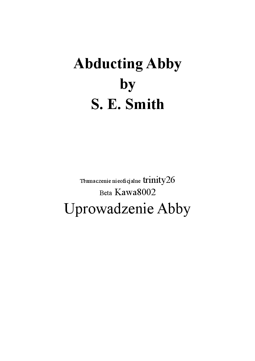 Abducting Abby by S.E. Smith