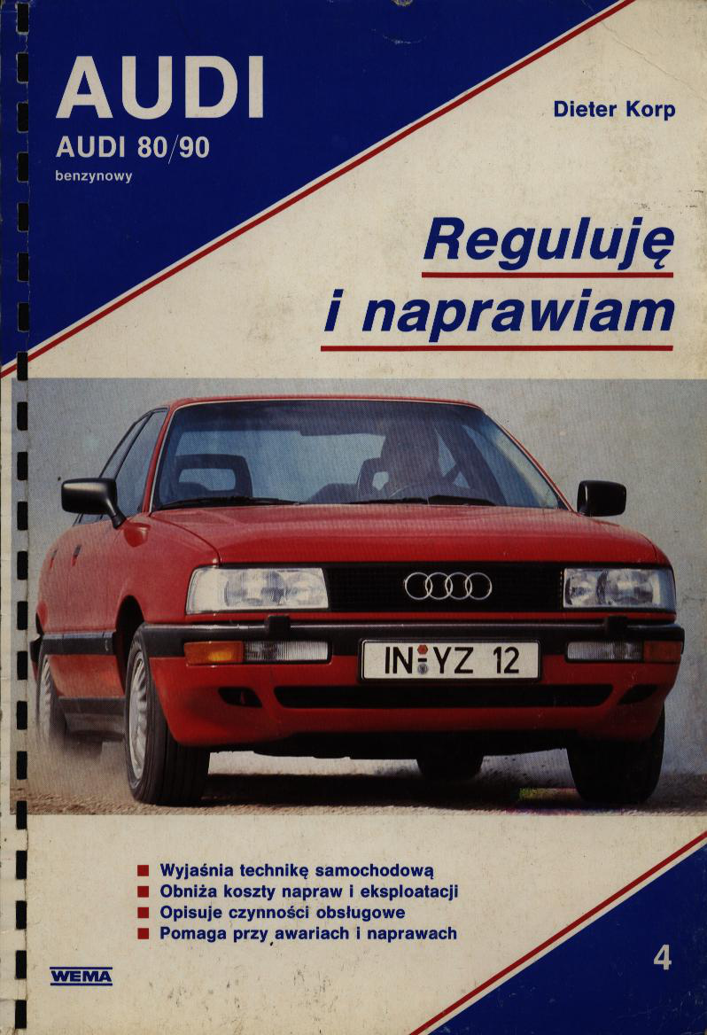 Sam Naprawiam Audi 80 90 B3 Pl Pobierz Pdf Z Docer Pl