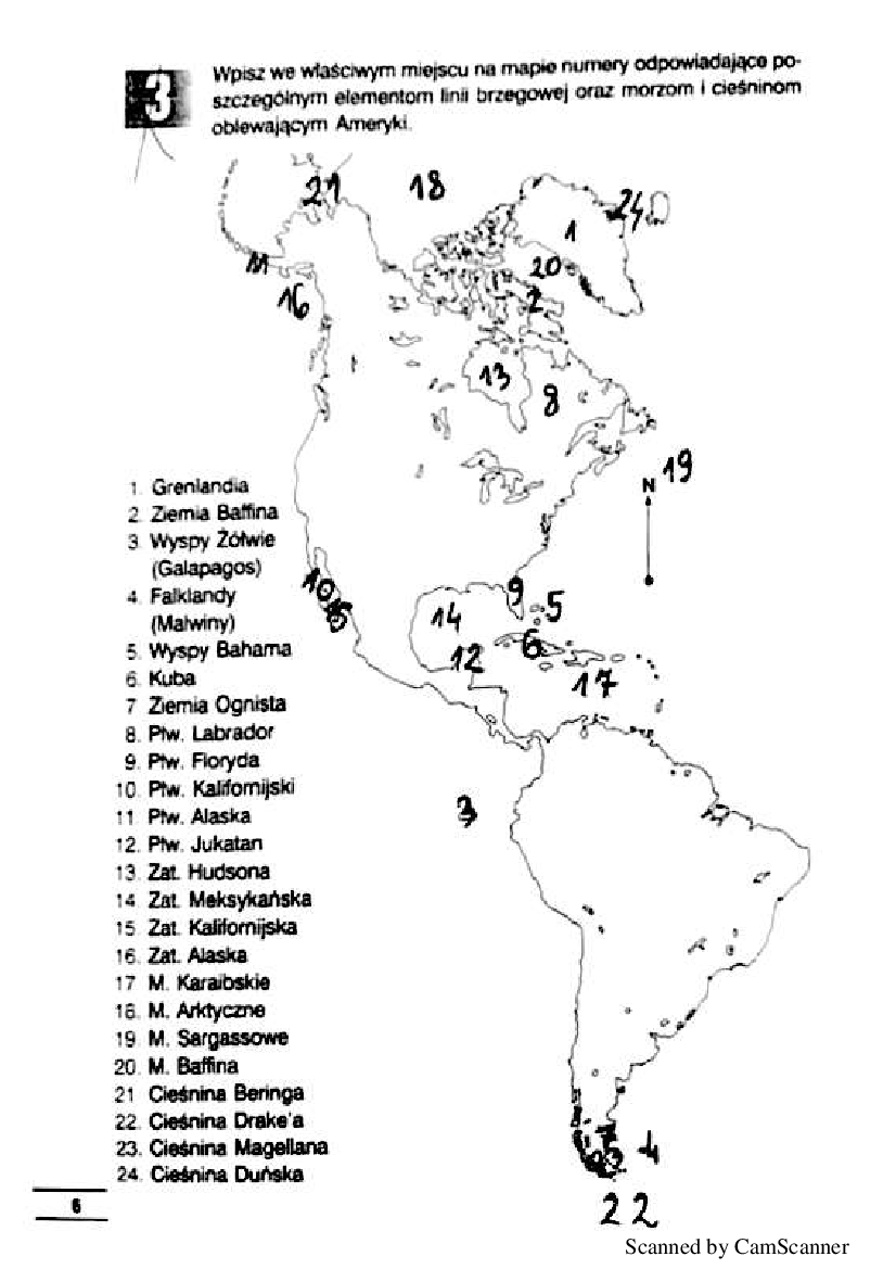 Geografia Sprawdzian Ameryka Północna I Południowa Geografia Ameryka Północna I Południowa Test - Margaret Wiegel