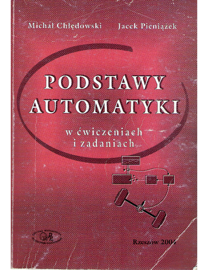 Podstawy Automatyki W Cwiczeniach I Zadaniach M Chledowski J Pieniazek Pobierz Pdf Z Docer Pl