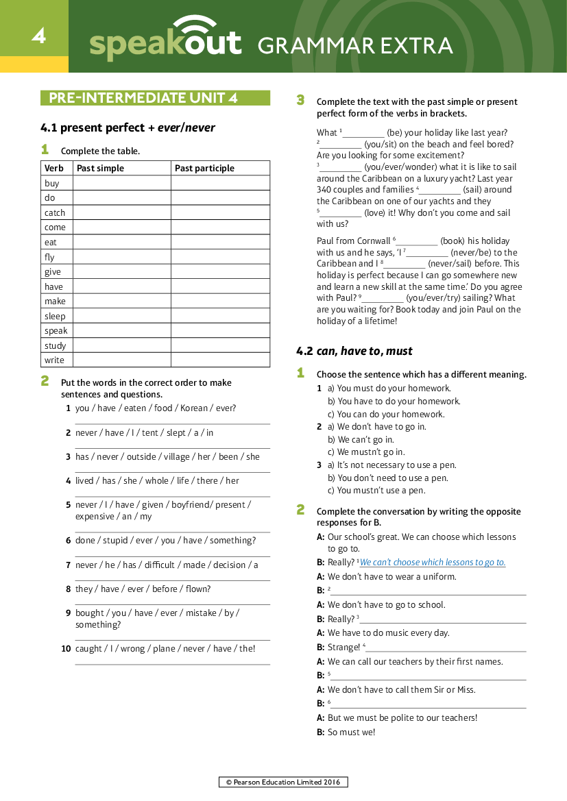 Pre intermediate keys. Speakout pre Intermediate Unit Test 4 answer. Speakout pre Intermediate Unit Test 3 ответы. Speakout Extra pre-Intermediate 3.3. Speakout pre-Intermediate Grammar Extra 3.