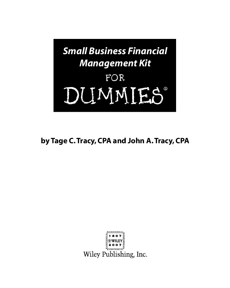 business plan kits for dummies pdf