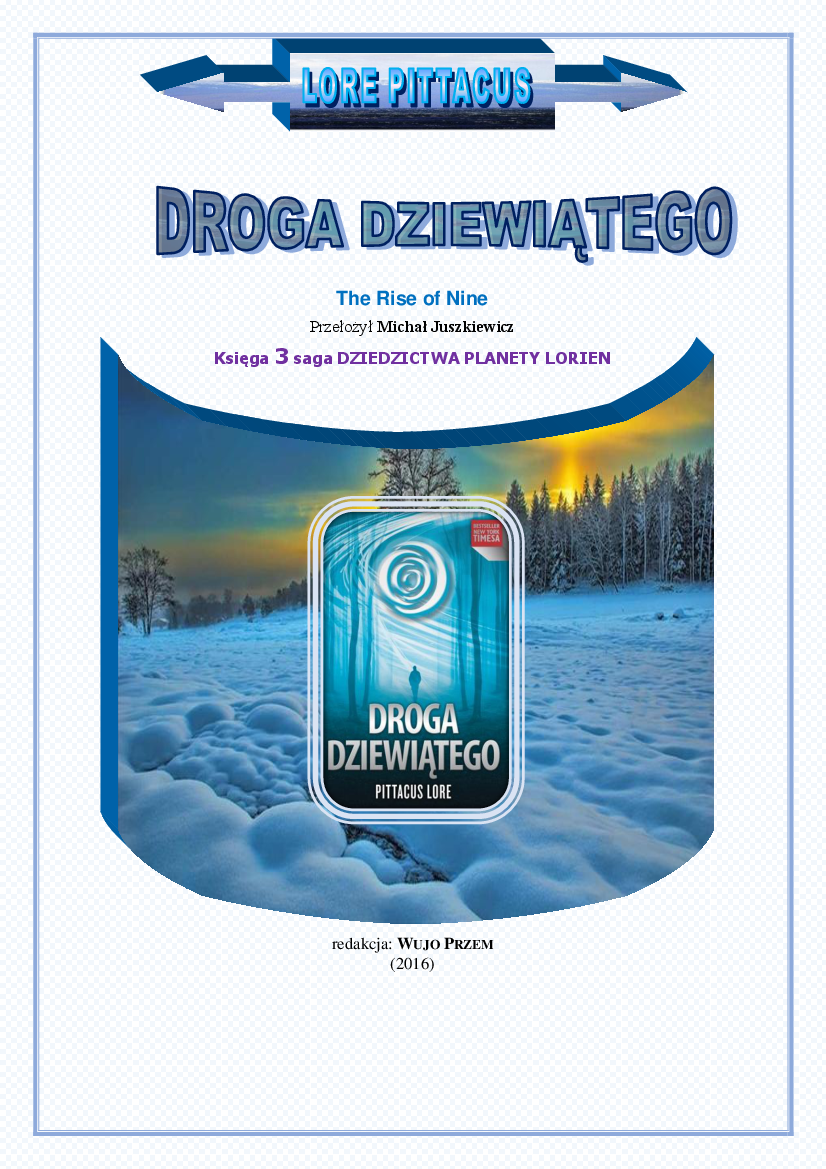 Lore Pittacus Dziedzictwo Lorien 03 Droga Dziewiatego Pobierz Pdf Z Docer Pl