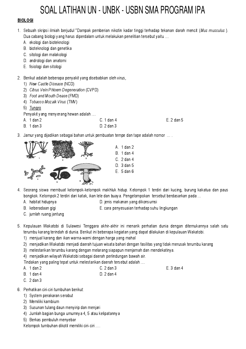 Salinan 11 Soal Biologi Ipa Pobierz Pdf Z Docer Pl