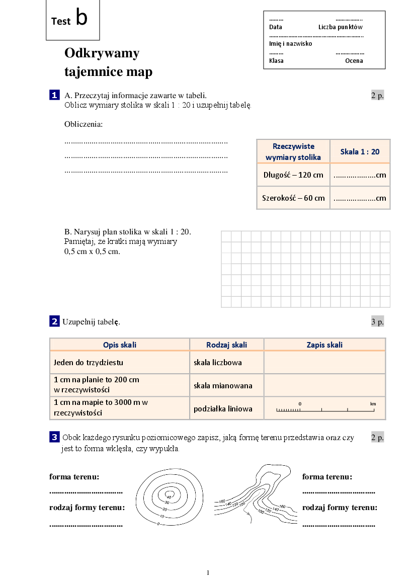 Geografia Klasa 5 Sprawdziany Pdf Mapa I Skala Odkrywamy Tajemnice Zdrowia Sprawdzian Kl 4 Pdf - Margaret Wiegel