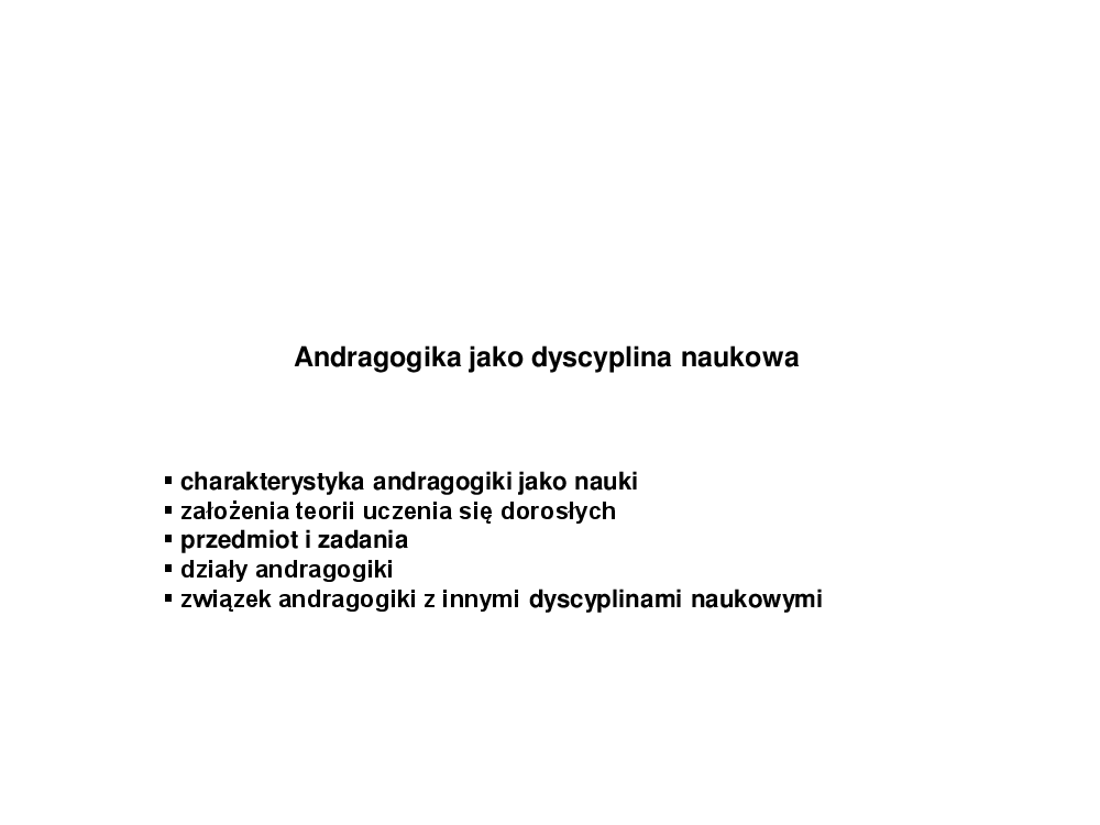 character Road making process the waiter 08_Andragogika jako dyscyplina naukowa - Pobierz pdf z Docer.pl