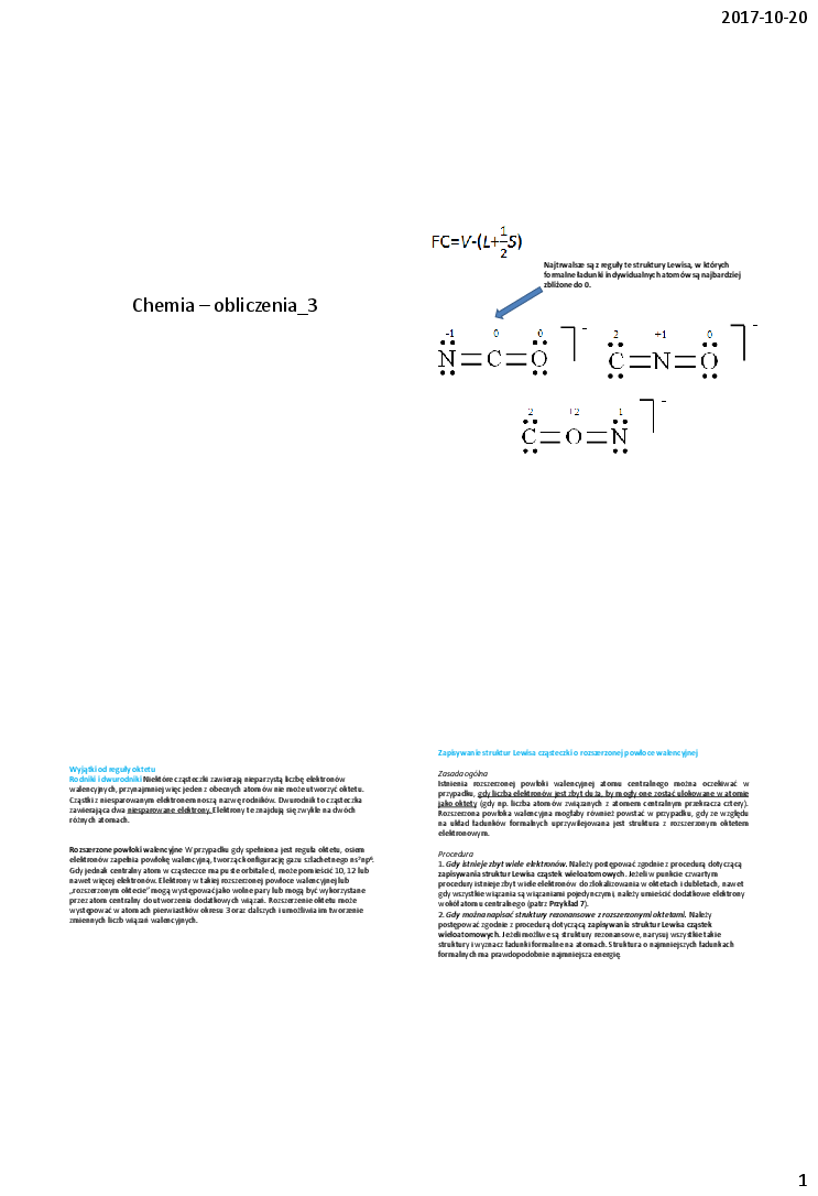 Chemia Obliczenia Zadania Zajecia 3 Pobierz Pdf Z Docer Pl