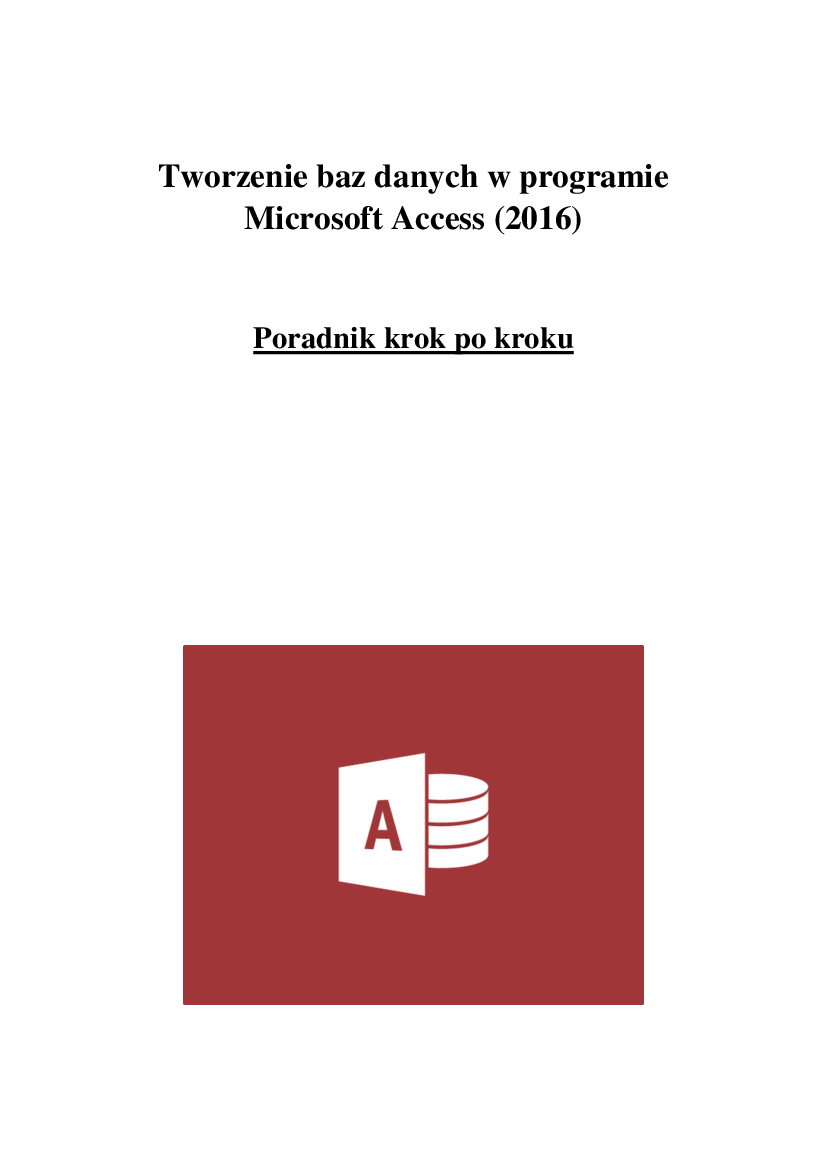 Access Krok Po Kroku Pdf