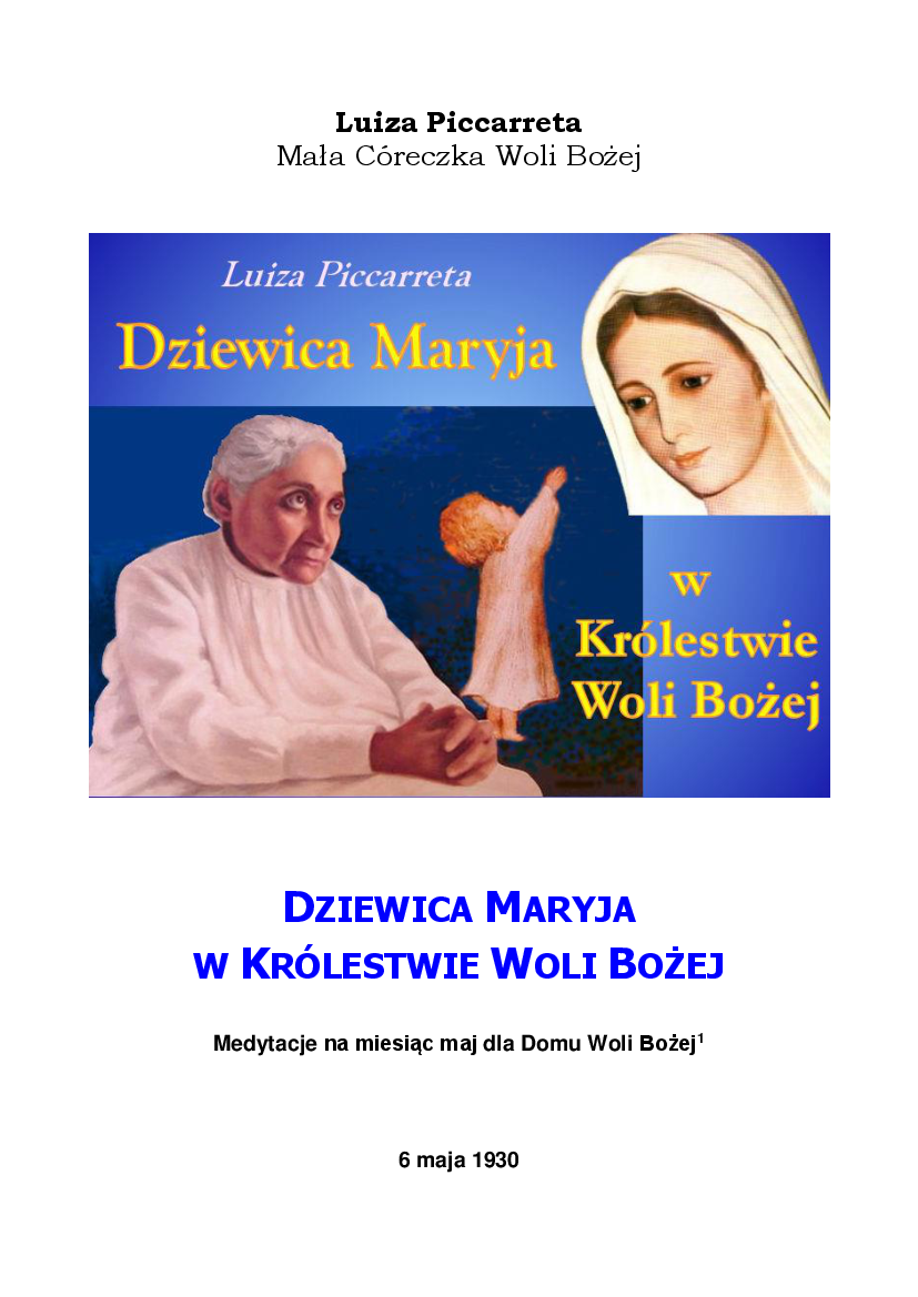 Dziewica Maryja W Krolestwie Woli Bozej Pobierz Pdf Z Docer Pl